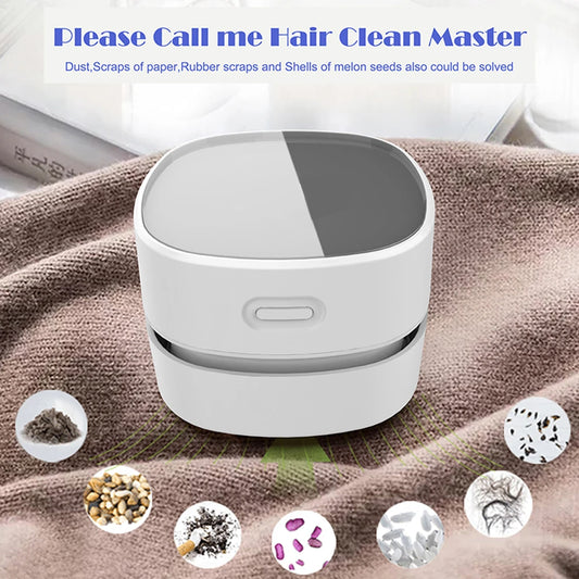 Desktop Cleaner Acrylic Top Pad Rechargeable Portable Mini Vacuum Cleaner